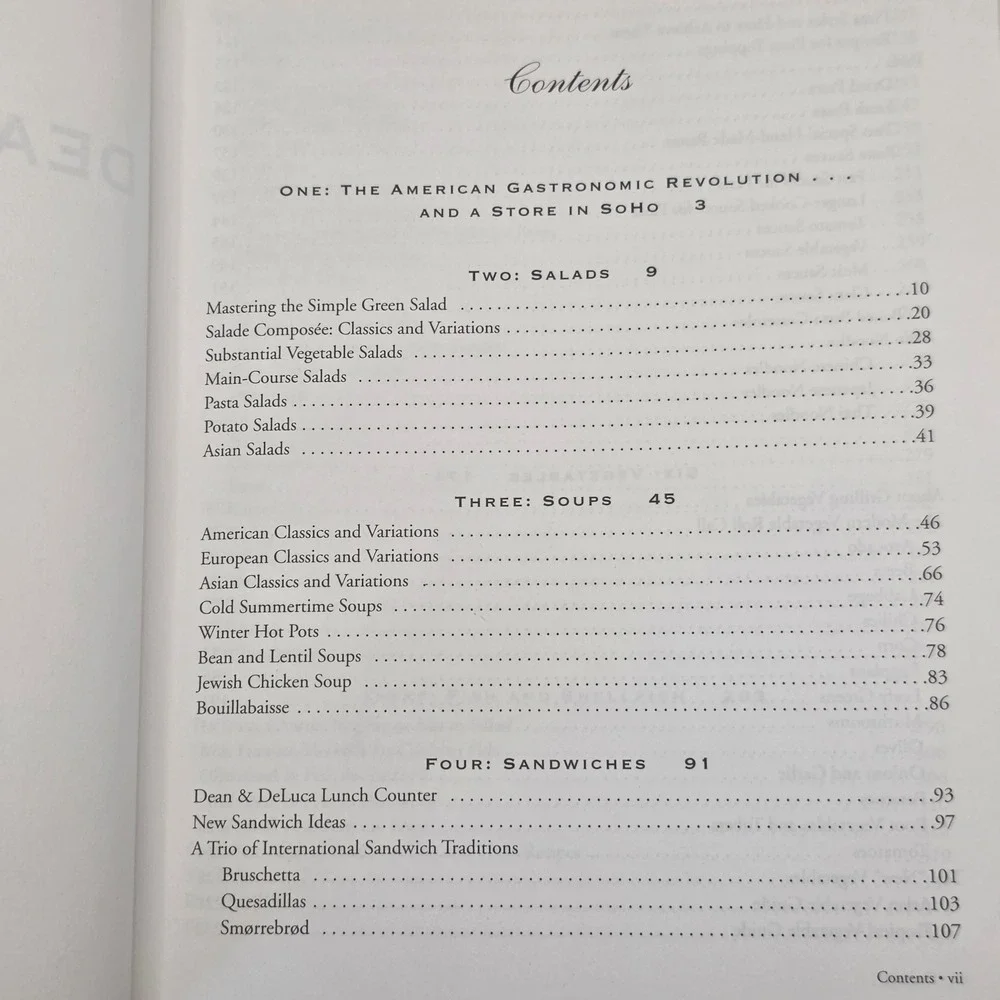 Dean & DeLuca Cookbook Signed by Joel Dean & Giorgio DeLuca 1st Edition HC